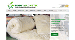 Desktop Screenshot of bodymagnetix.co.nz